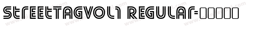StreetTagvol1 Regular字体转换